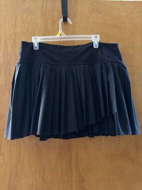 Pleated Black Skirt - Women's Flowy Tennis Skirt